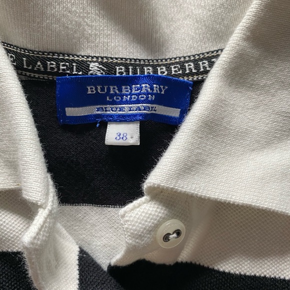 Burberry stripe polo T-shirt - Picture 3 of 4